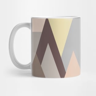 Triangles Pastel Pattern Mug